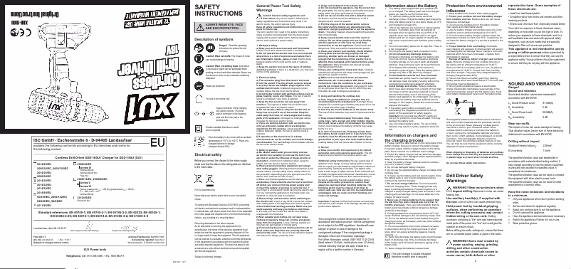 Imagen de la primera página del manual del dispositivo XDD-180U