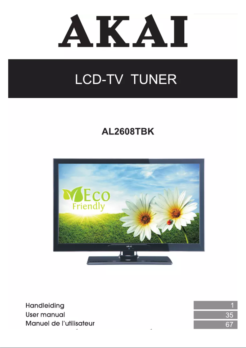 Image de la première page du manuel de l'appareil AL2608TBK