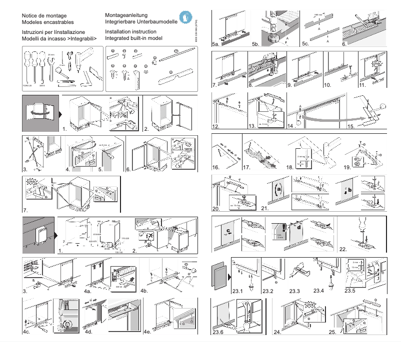 Page n°1 - Guide d'installation Neff G4344XDF0