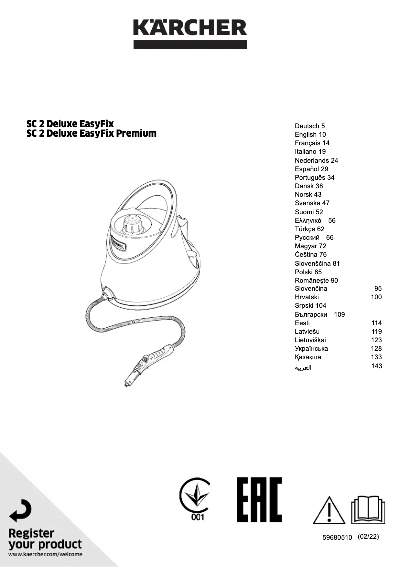 Image de la première page du manuel de l'appareil SC 2 Deluxe EasyFix