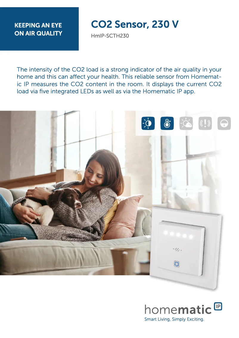 Image de la première page du manuel de l'appareil HMIP-SCTH230