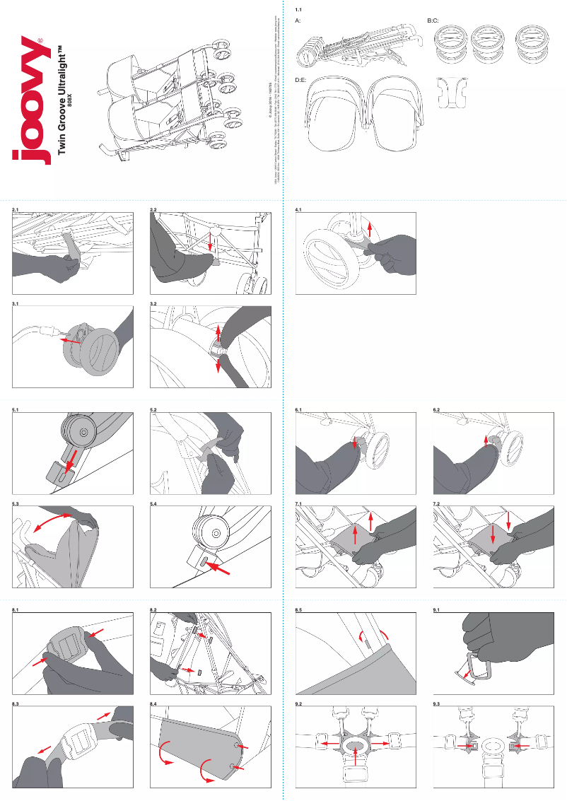 Image de la première page du manuel de l'appareil TwinGroove Ultralight Double
