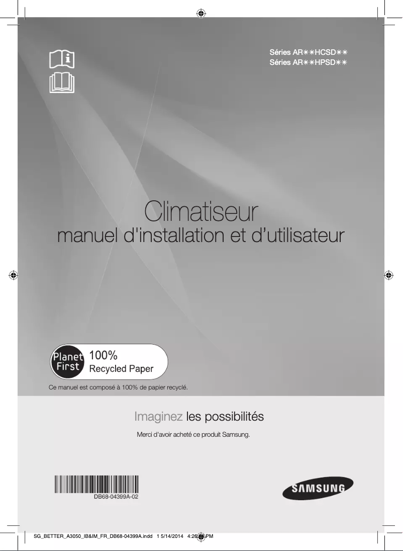 Imagen de la primera página del manual del dispositivo AR18HCSDDWK