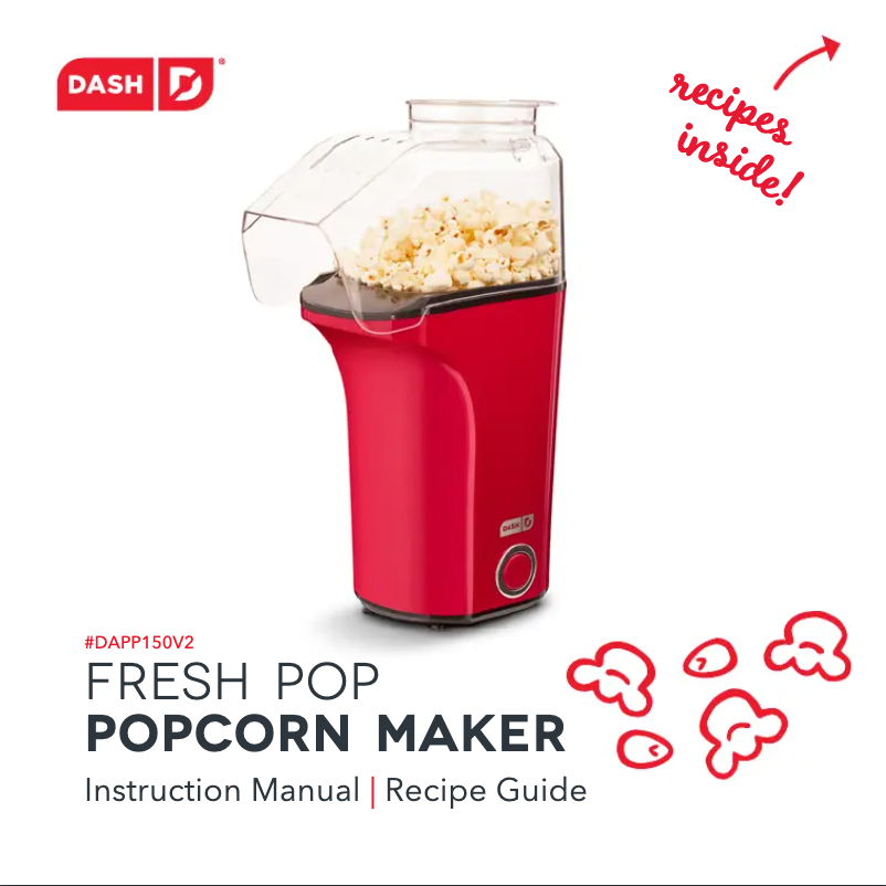 Image de la première page du manuel de l'appareil Fresh Pop DAPP150V2AQ04