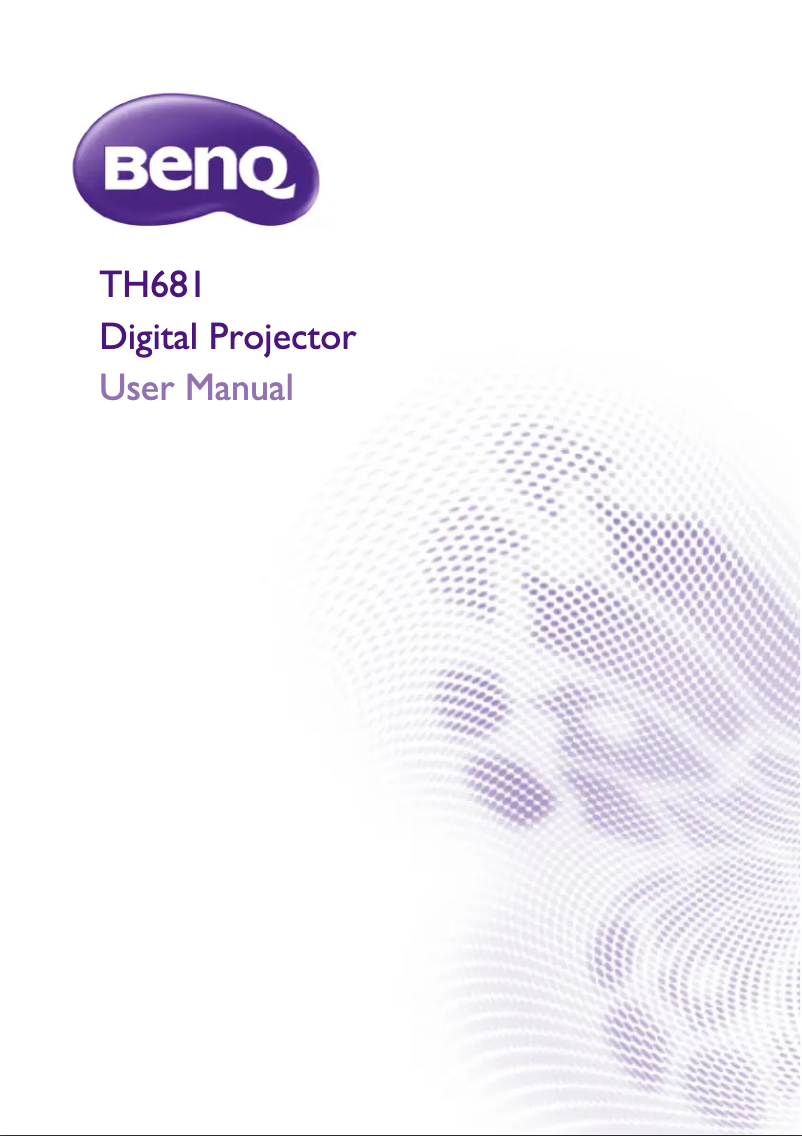 Image de la première page du manuel de l'appareil TH681