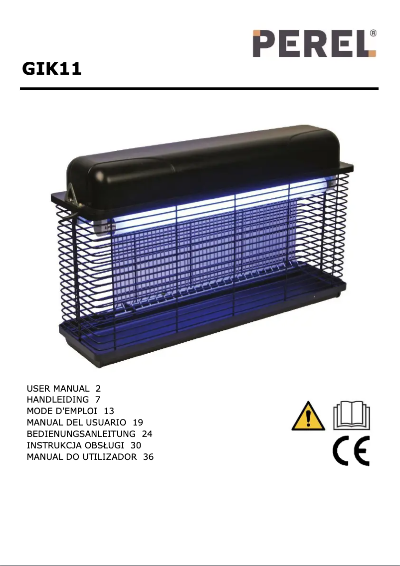 Page 1 de la notice Manuel utilisateur Perel GIK11