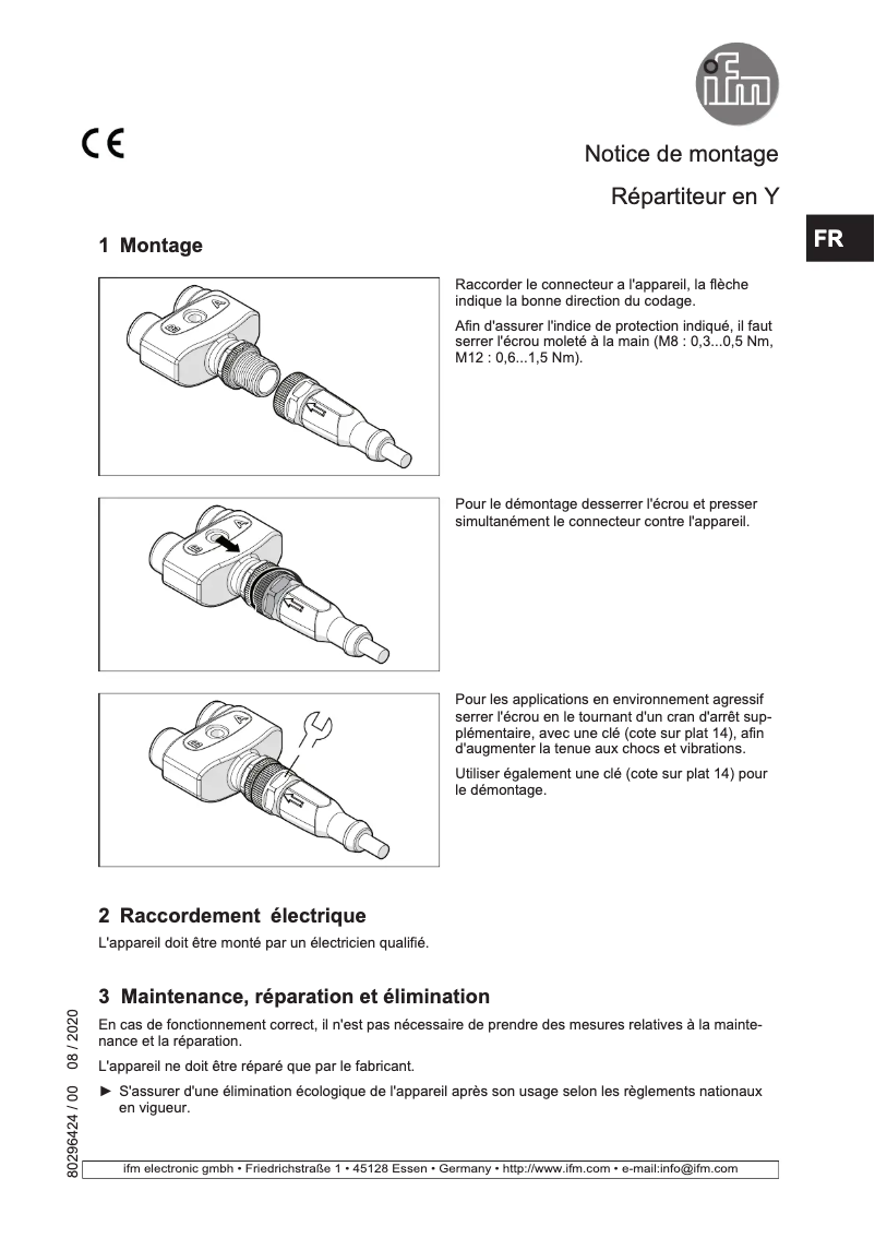 Image de la première page du manuel de l'appareil EBF011