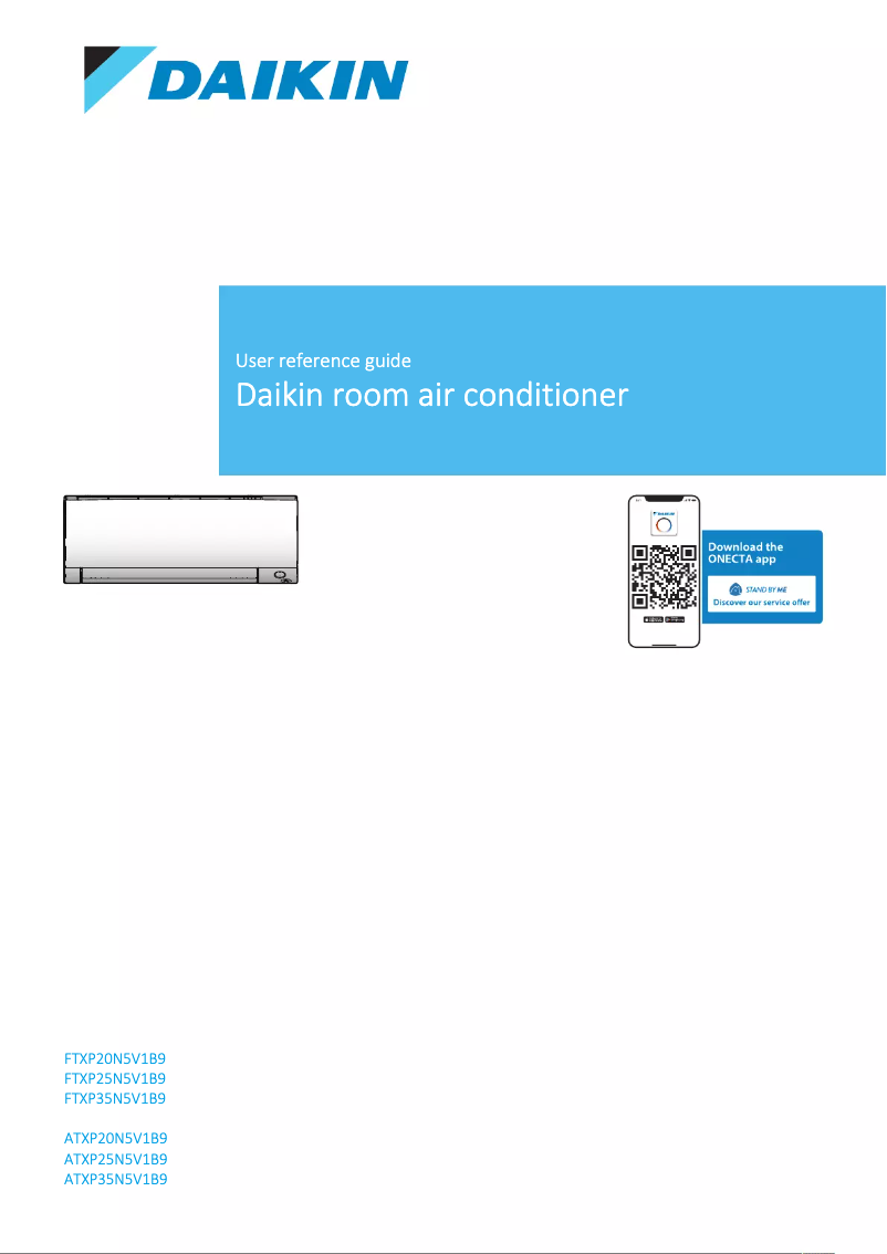 Página 1 del manual Manual de usuario Daikin FTXP20N5V1B9