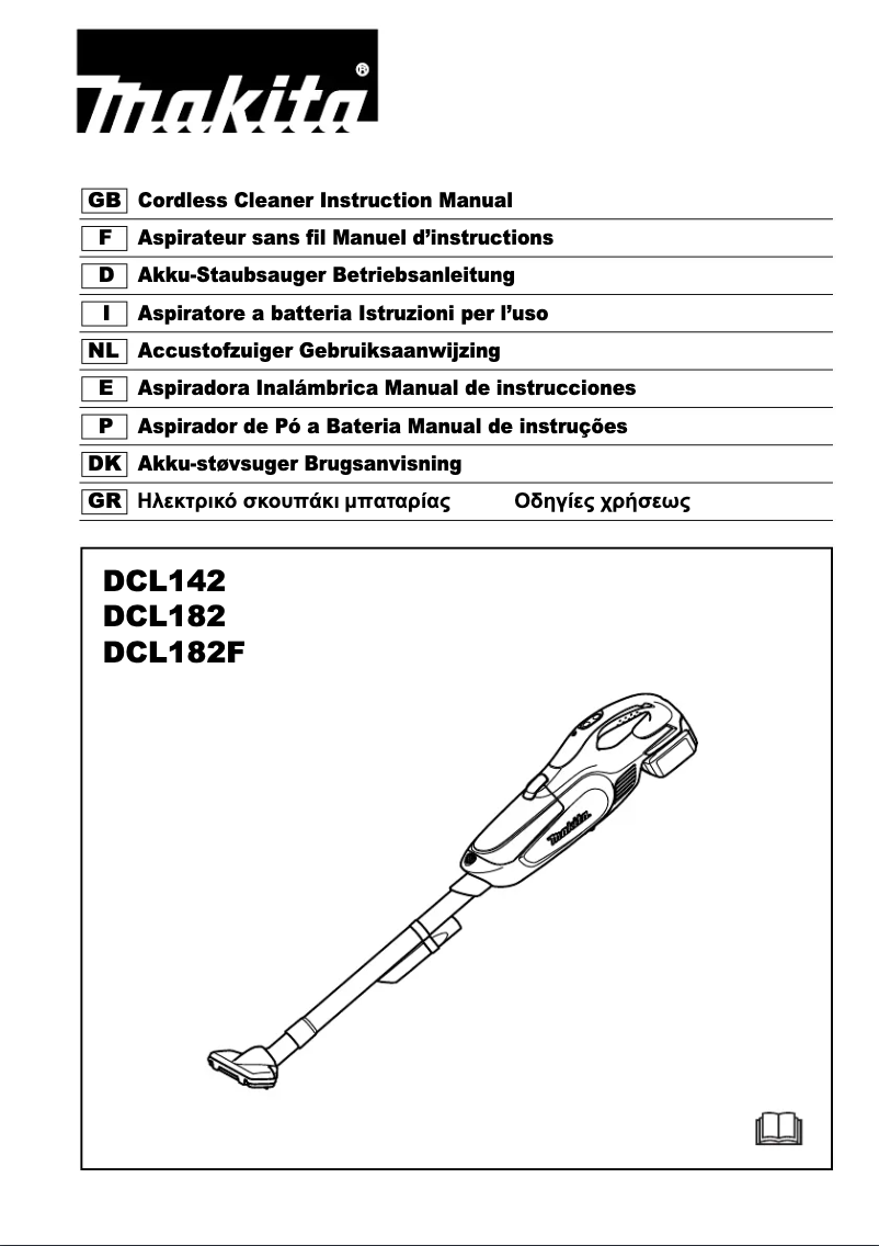 Page n°1 - Manuel utilisateur Makita DCL182