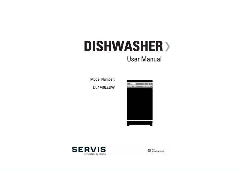 Page n°1 - Manuel utilisateur Servis DC4749LEDW