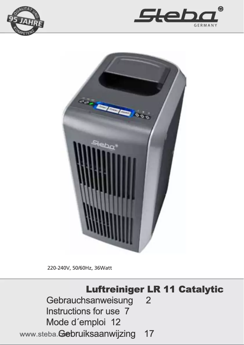 Image de la première page du manuel de l'appareil LR 11