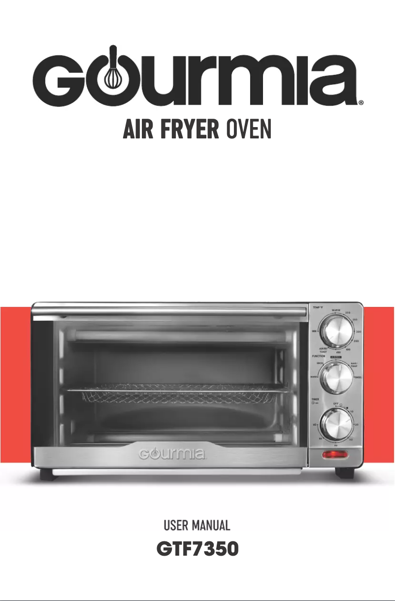 Page 1 de la notice Manuel utilisateur Gourmia GTF7350