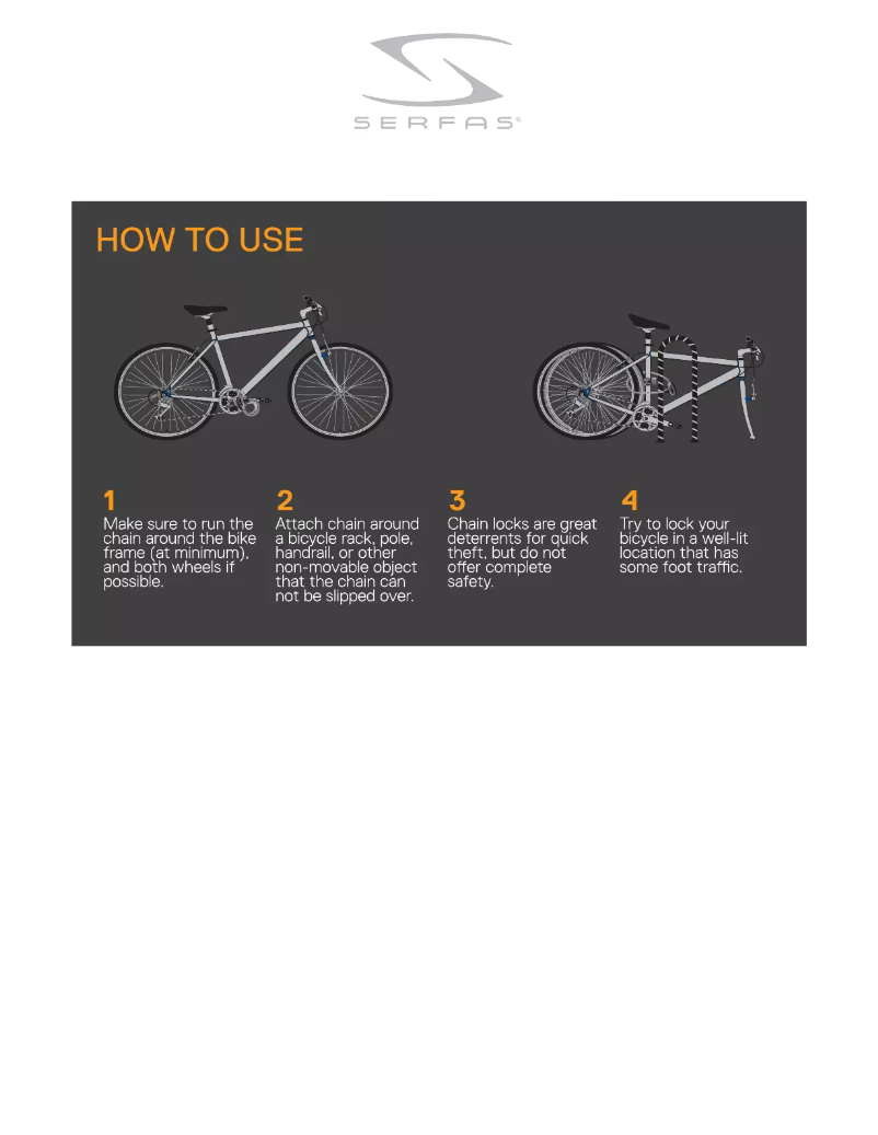 Page 1 de la notice Manuel utilisateur Serfas LL-2