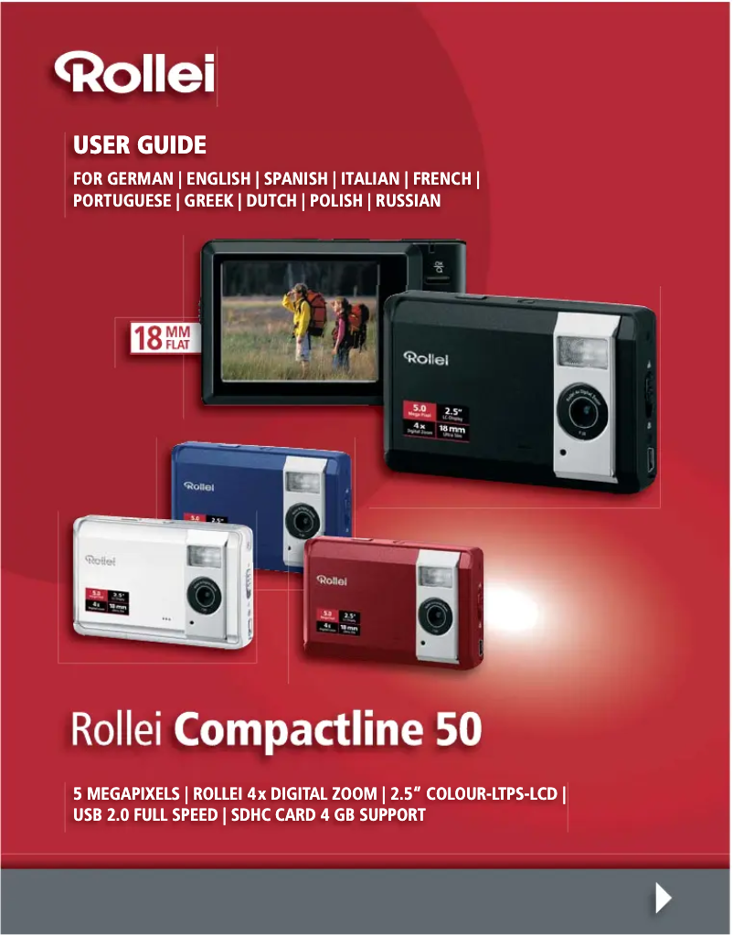 Image de la première page du manuel de l'appareil Compactline 50