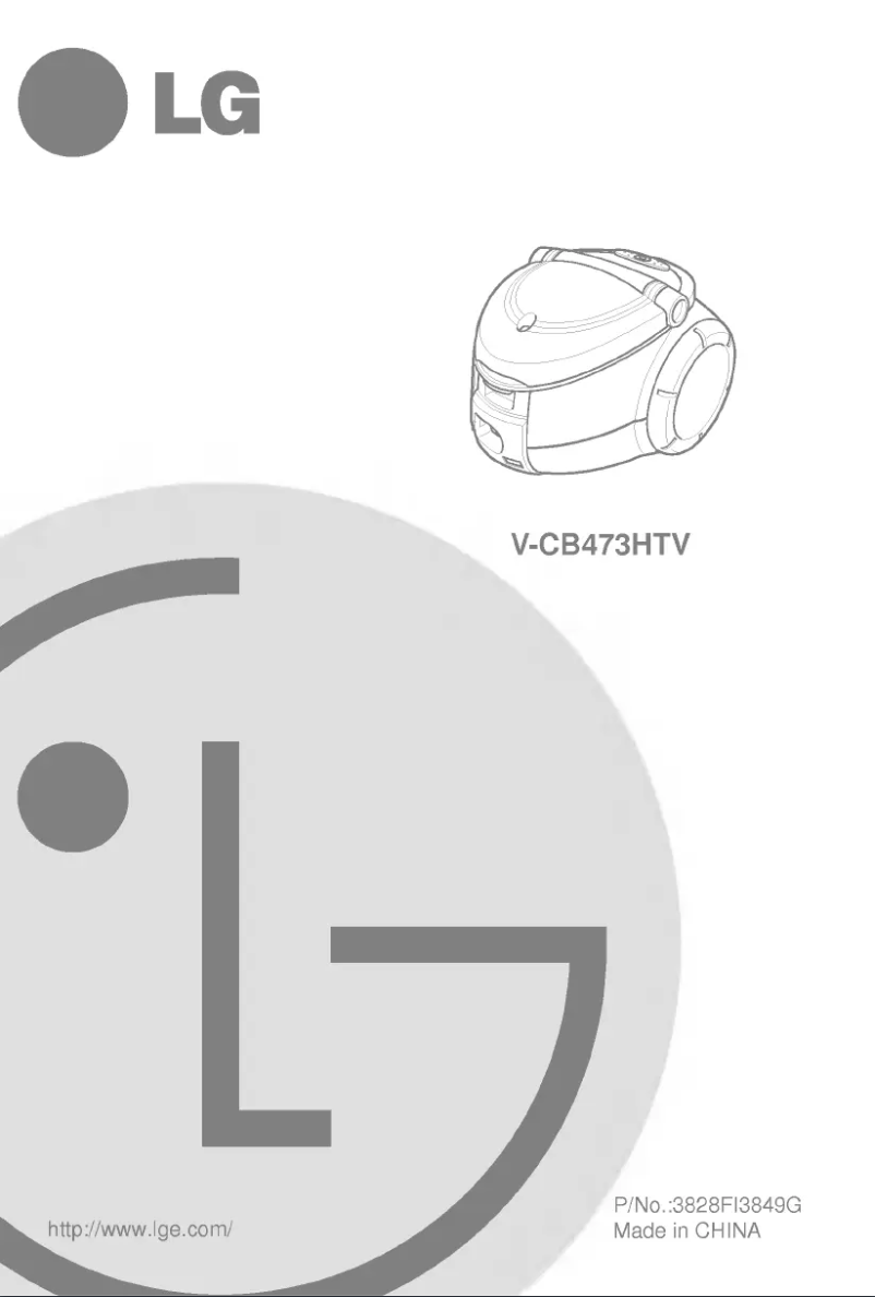 Page n°1 - Manuel utilisateur LG V-CB473HTV