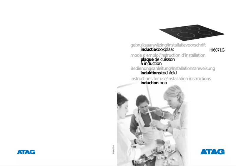 Page n°1 - Manuel utilisateur Atag HI6071G