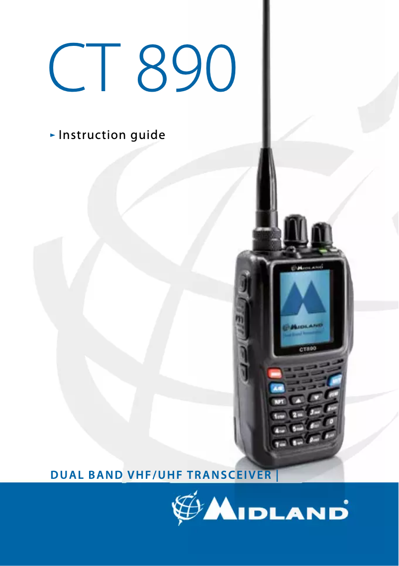 Page n°1 - Manuel utilisateur Midland CT890