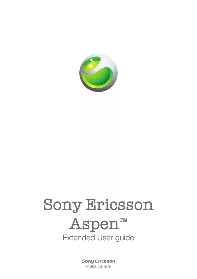 Image de la première page du manuel de l'appareil Aspen