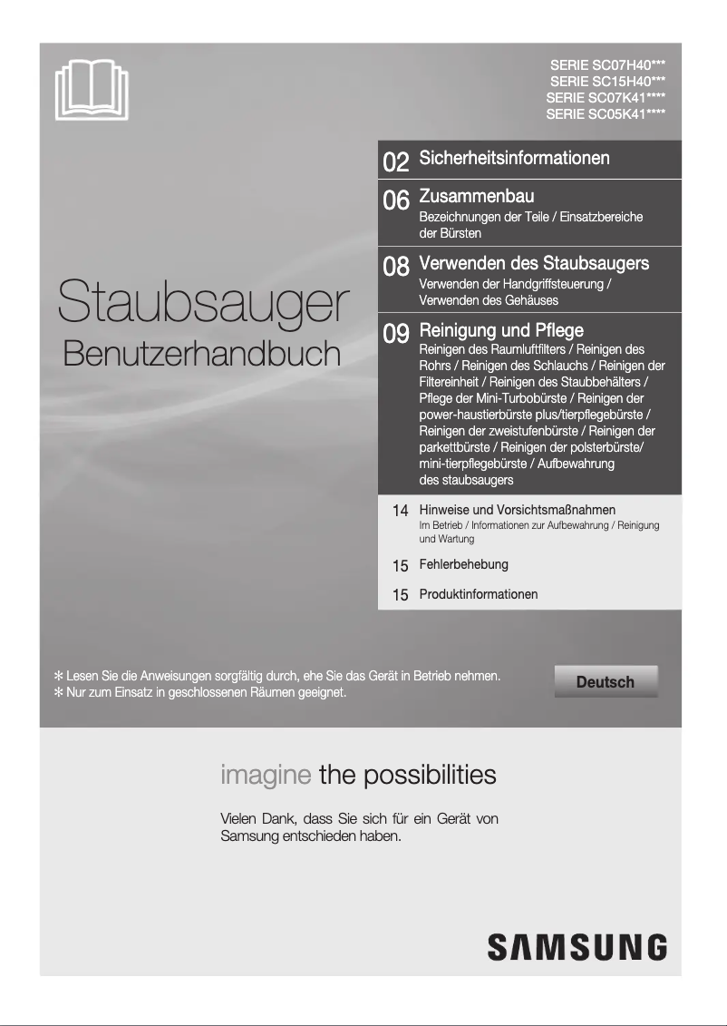 Imagen de la primera página del manual del dispositivo SC07K41H0HG