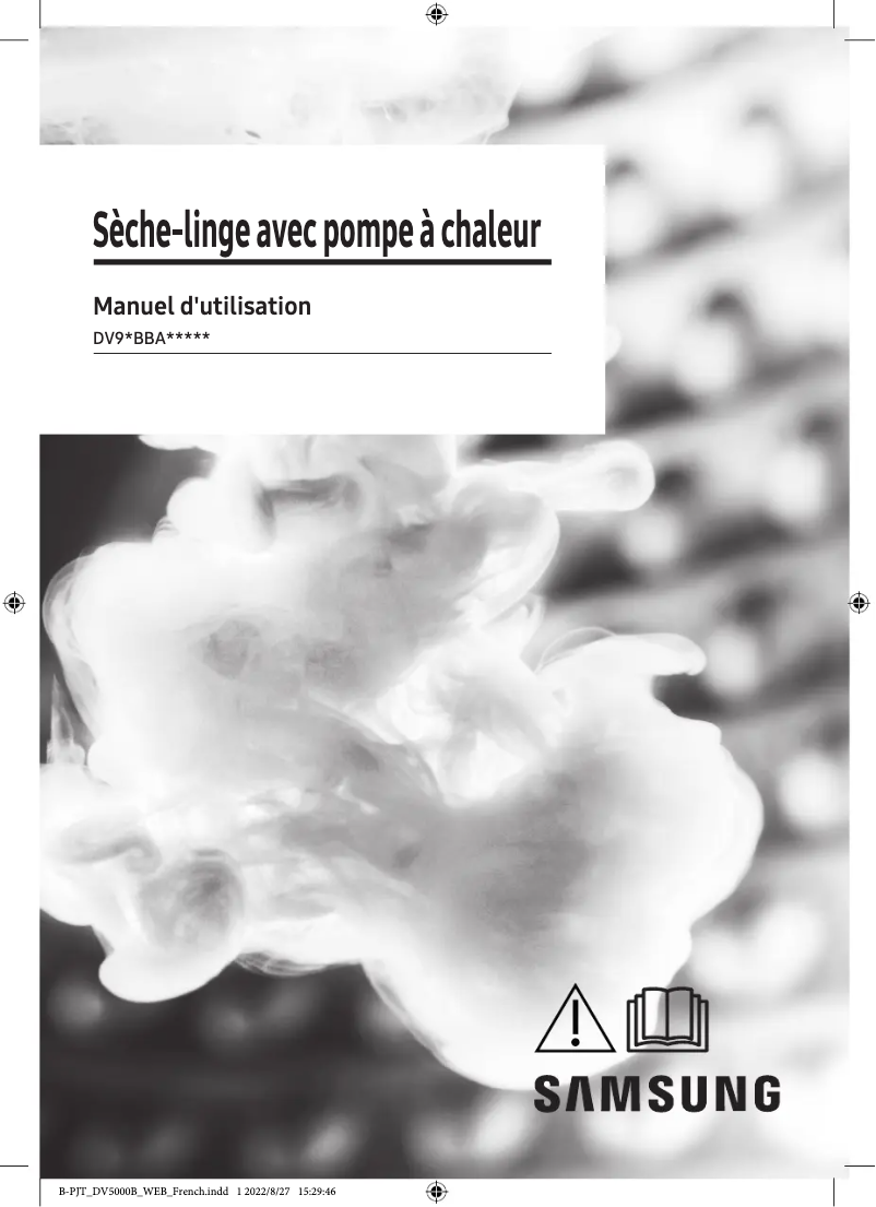 Page 1 de la notice Manuel utilisateur Samsung DV90BBA245AB