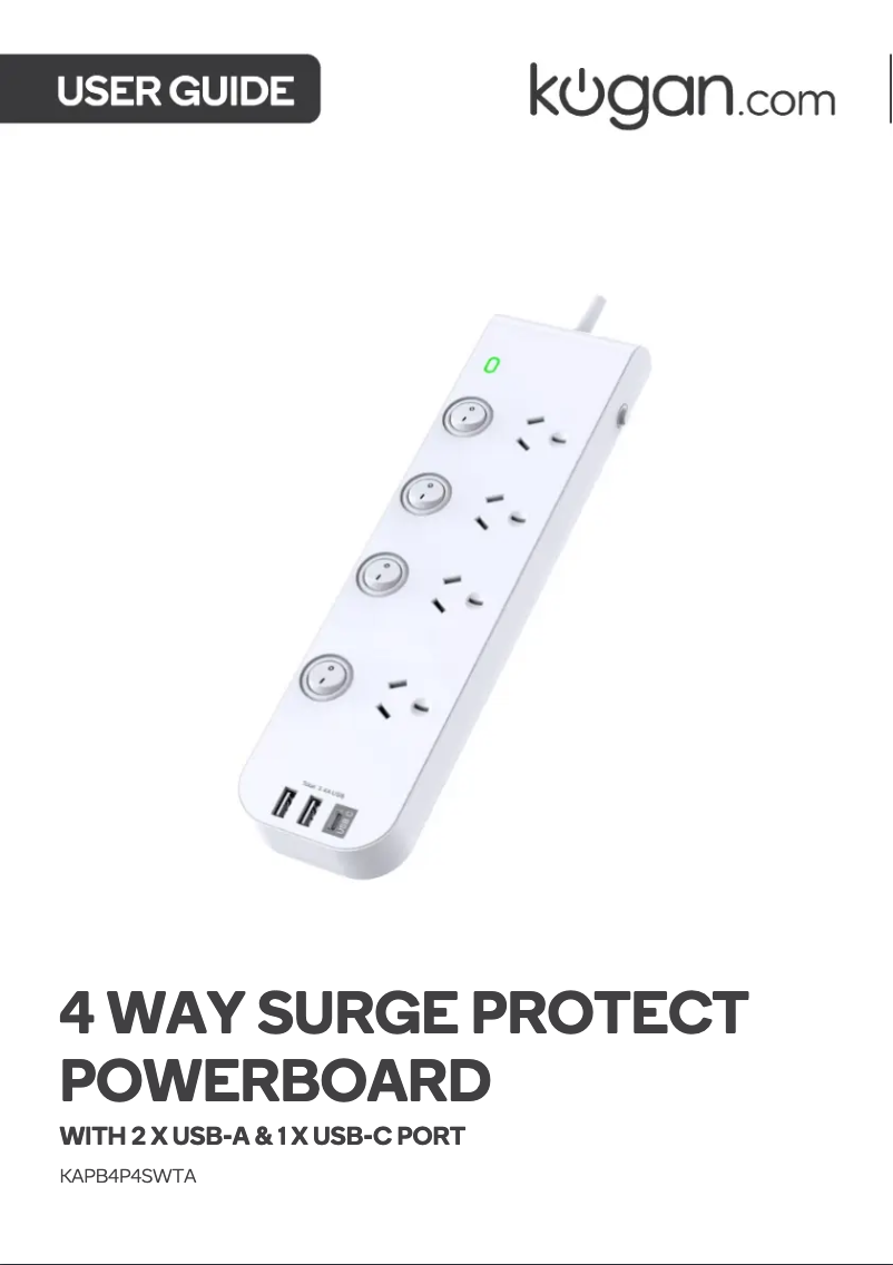 Image de la première page du manuel de l'appareil KAPB4P4SWTA