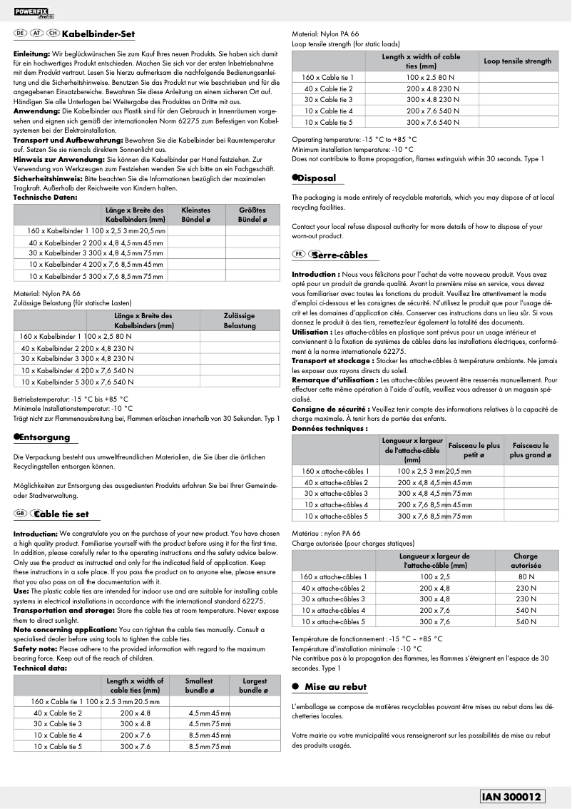 Image de la première page du manuel de l'appareil HG01010A