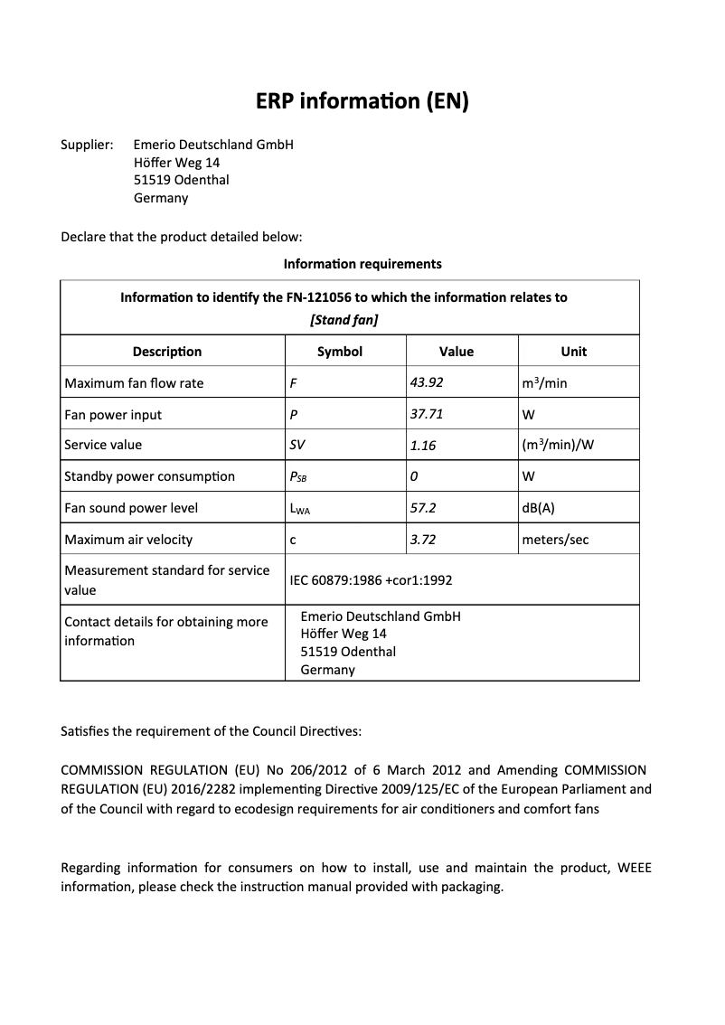 Image de la première page du manuel de l'appareil FN-121056