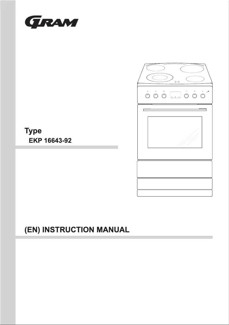 Page n°1 - Manuel utilisateur Gram EKP 16643-92
