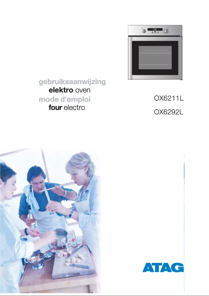 Page 1 de la notice Manuel utilisateur Atag OX6292L