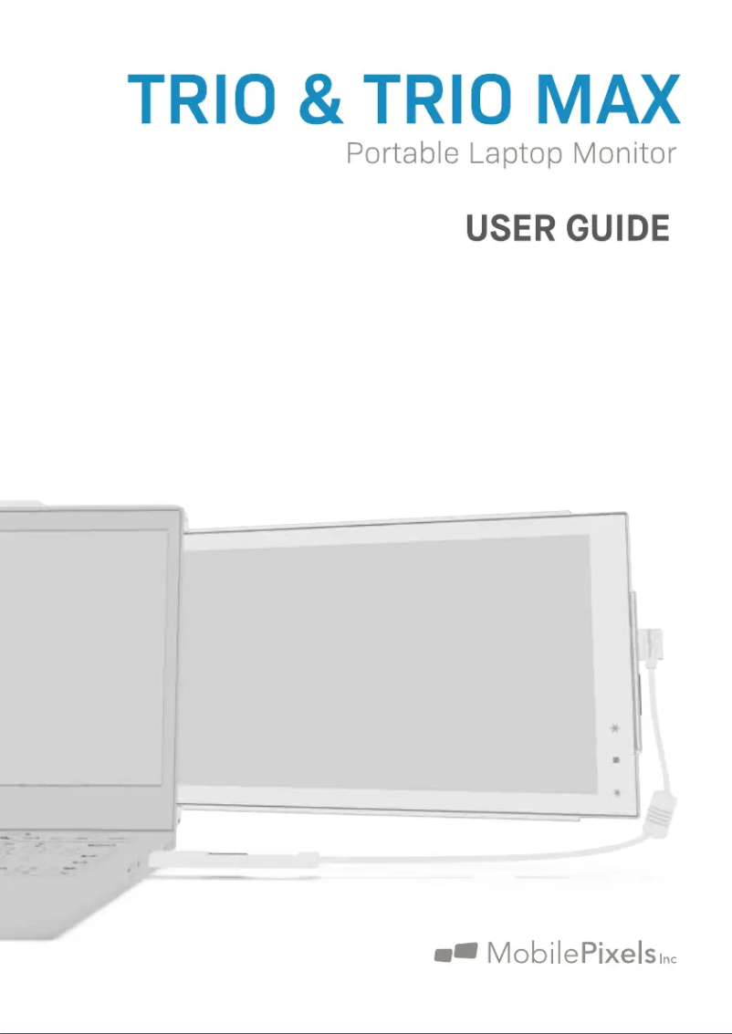 Page n°1 - Manuel utilisateur Mobile Pixels Trio