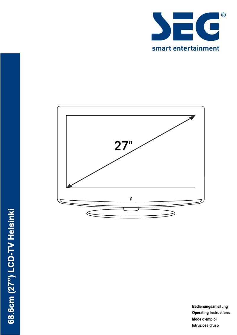 Page n°1 - Manuel utilisateur SEG Helsinki