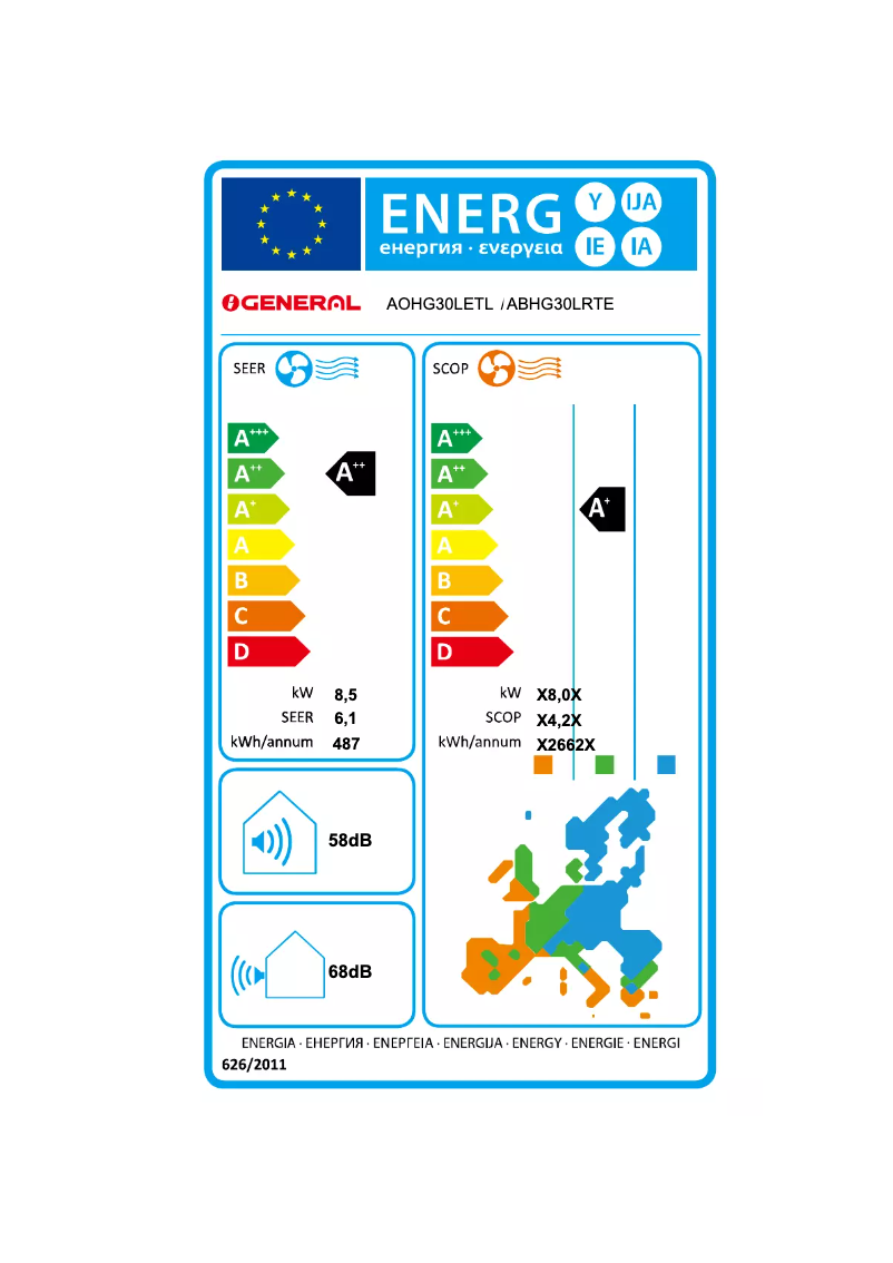 Imagen de la primera página del manual del dispositivo ABHG30LRTE