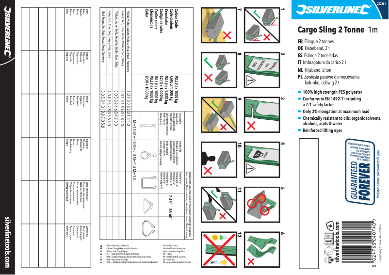 Página 1 del manual Manual de usuario Silverline 250361