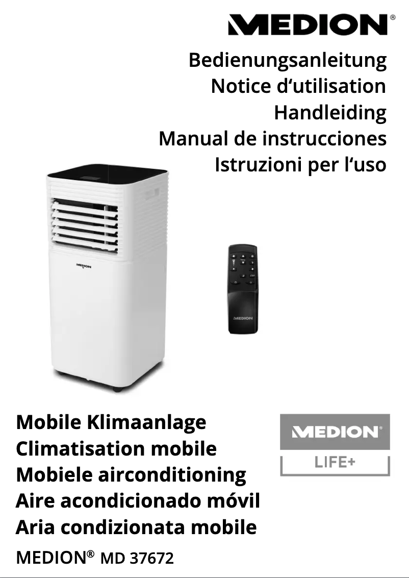 Image de la première page du manuel de l'appareil Life+ MD 37672