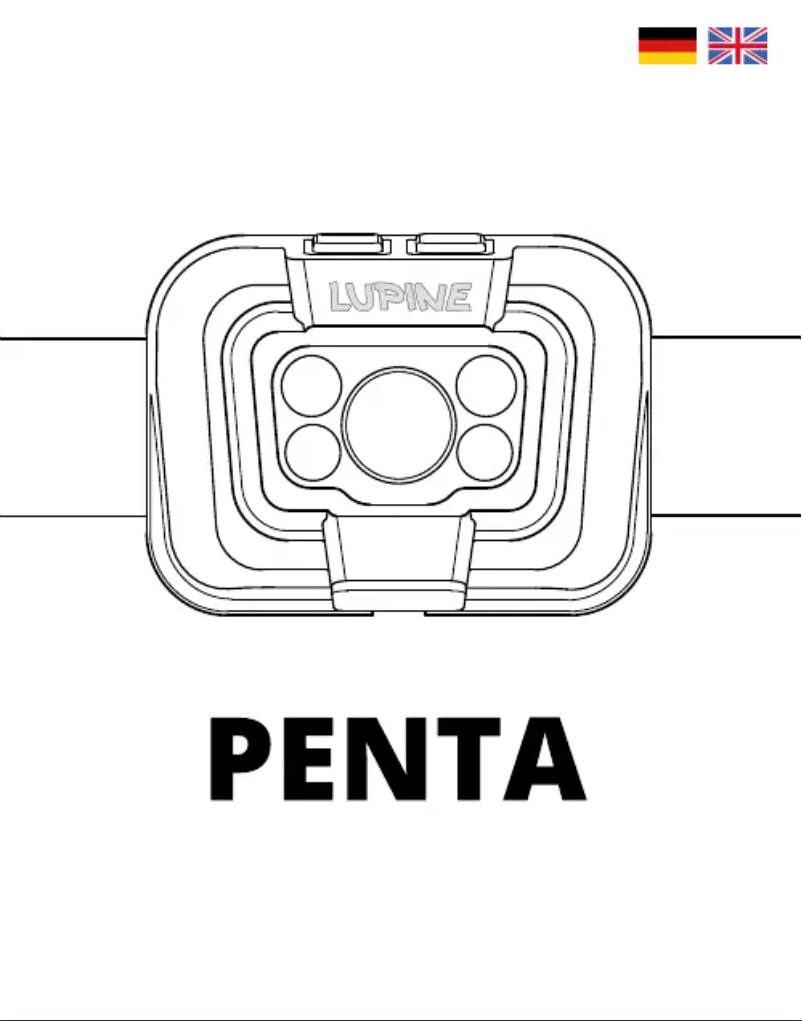 Page n°1 - Manuel utilisateur Lupine Penta 5700K