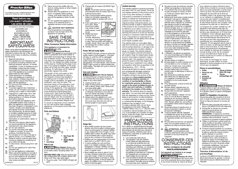 Image de la première page du manuel de l'appareil 26051