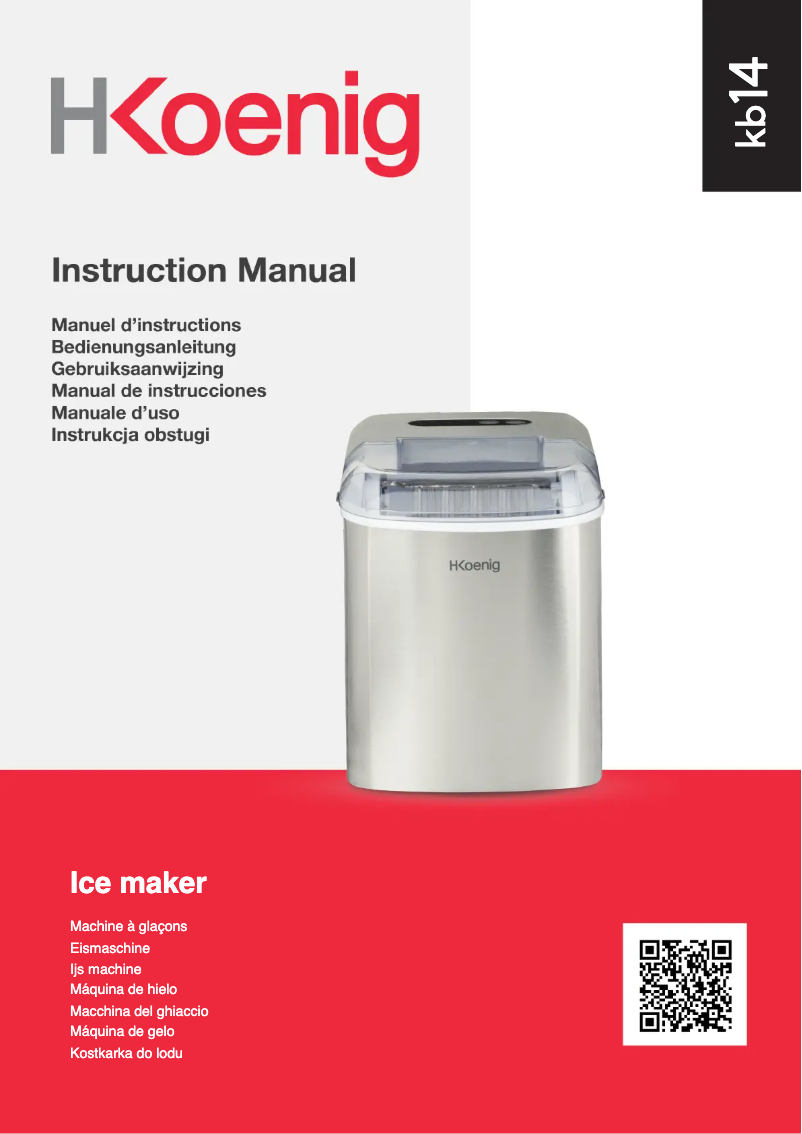 Image de la première page du manuel de l'appareil KB14