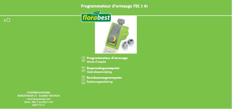 Page n°1 - Manuel utilisateur Florabest KH 4258