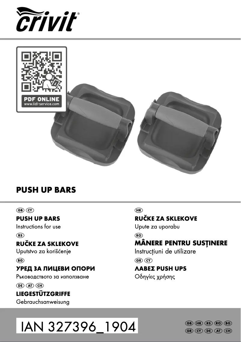 Página 1 del manual Manual de usuario Crivit IAN 327396