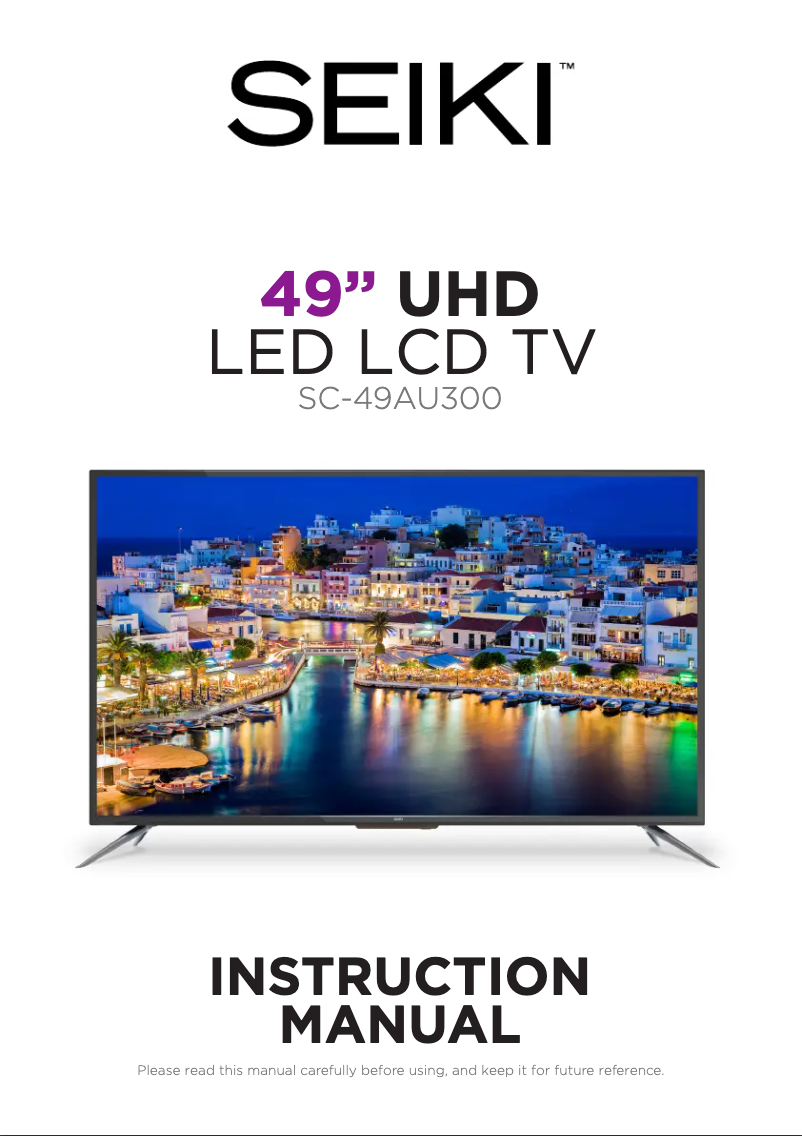 Page n°1 - Manuel utilisateur Seiki SC-49AU300