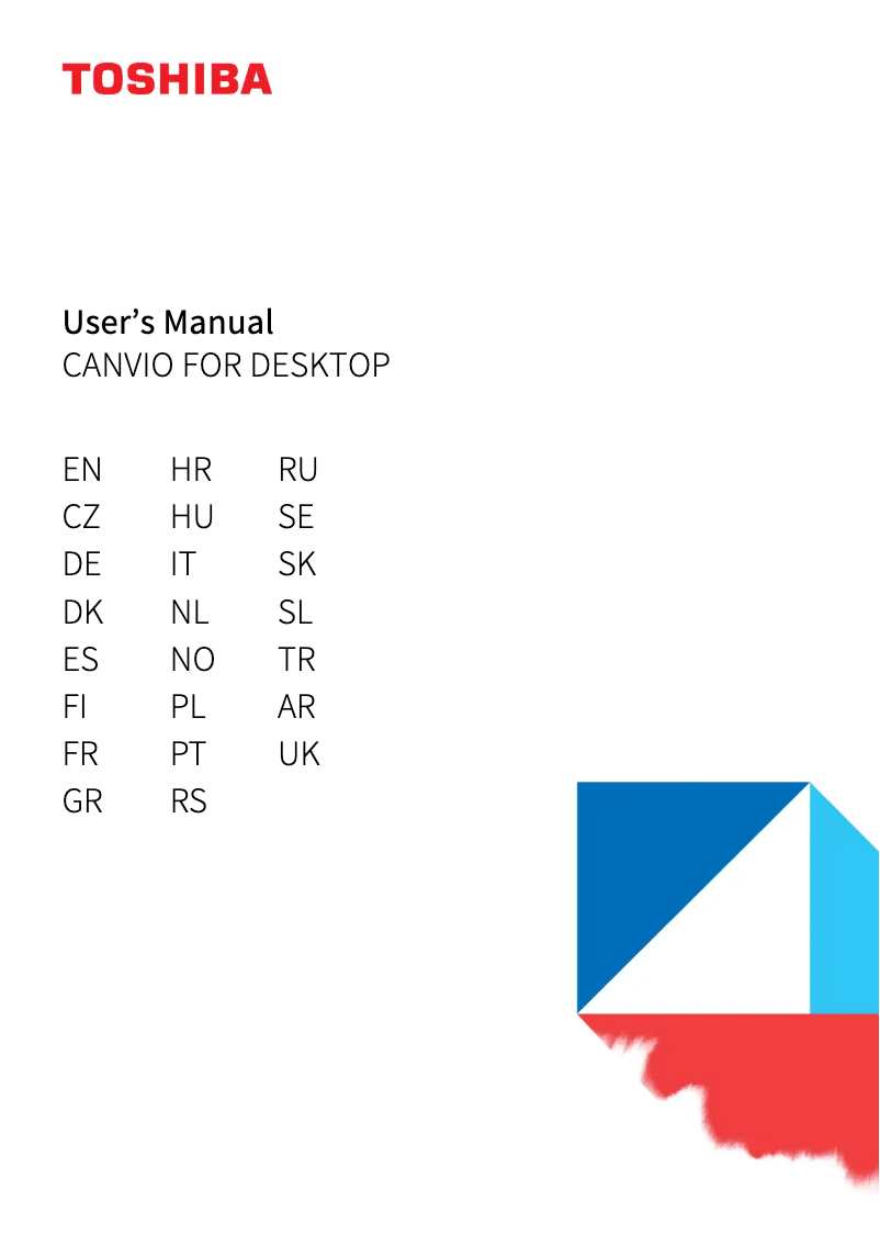 Página 1 del manual Manual de usuario Toshiba HDWC340EK3JB