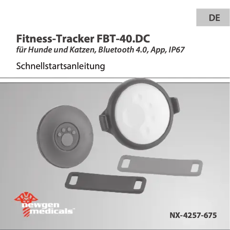 Page n°1 - Manuel utilisateur Newgen Medicals FBT-40.DC