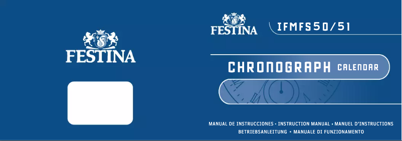 Page 1 de la notice Manuel utilisateur Festina F6715