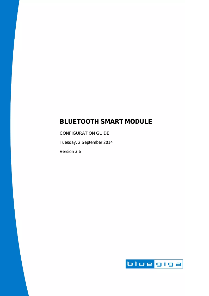 Image de la première page du manuel de l'appareil Bluetooth v4 low energy USB dongle