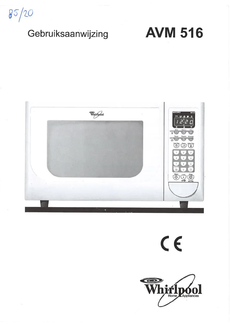 Page n°1 - Manuel utilisateur Whirlpool AVM 516