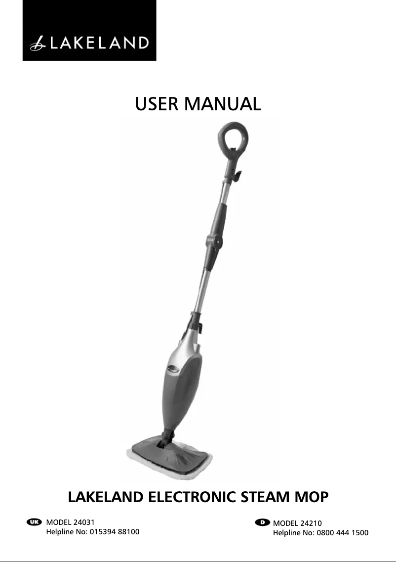Page 1 de la notice Manuel utilisateur Lakeland 24210