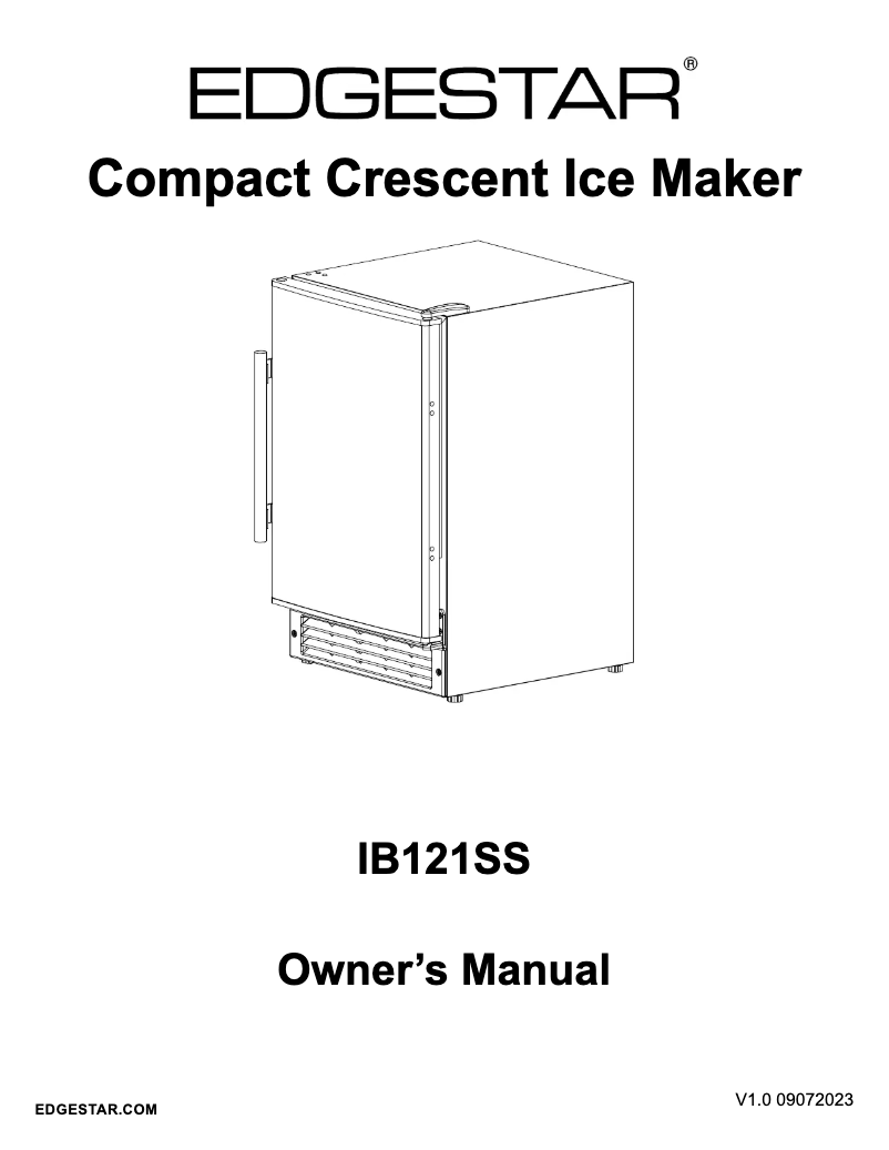 Image de la première page du manuel de l'appareil IB121SS