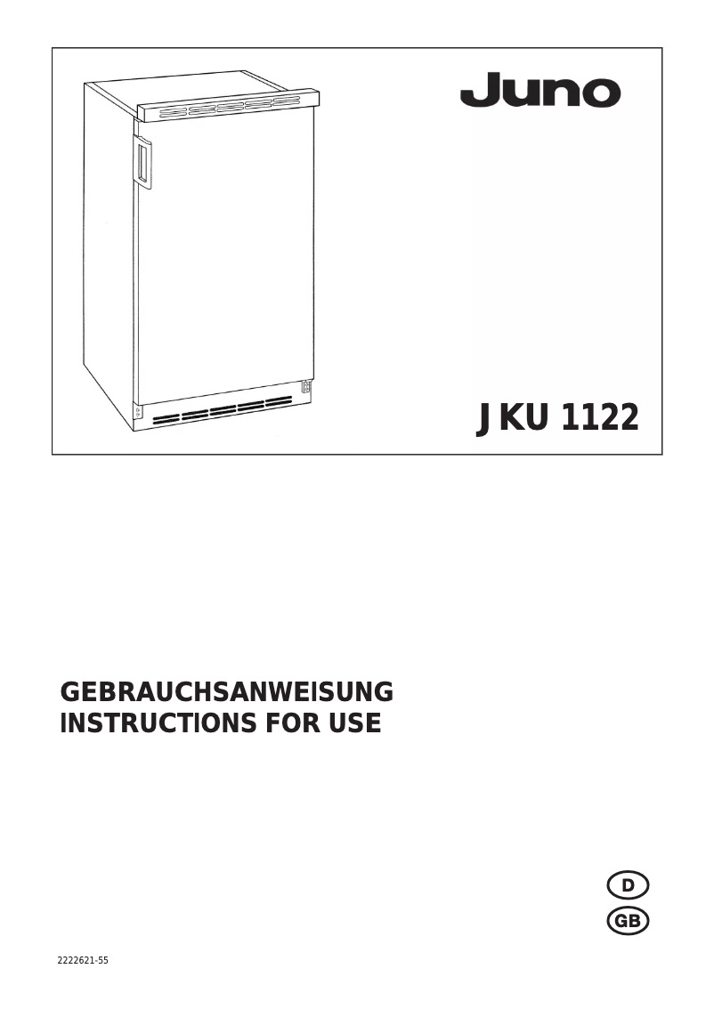 Image de la première page du manuel de l'appareil JKU1122