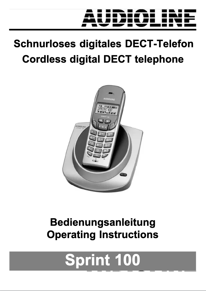 Página 1 del manual Manual de usuario Audioline Sprint 100