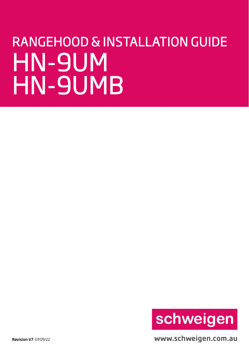 Image de la première page du manuel de l'appareil HN-9UMB